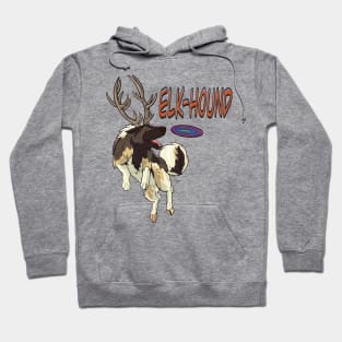 Punimals - Elk-Hound (Text) Hoodie